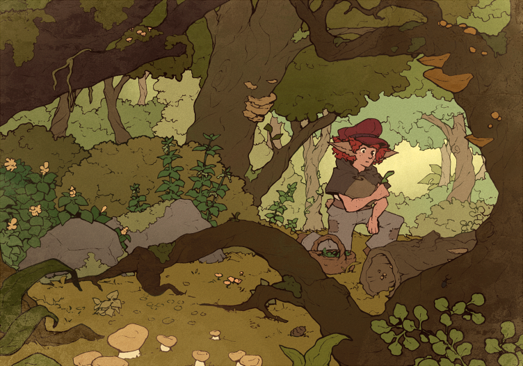 Forest scenery - original work